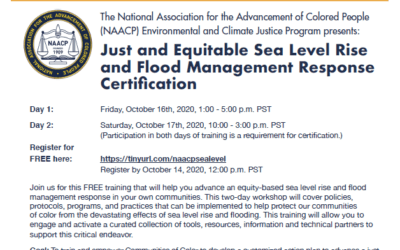 Just and Equitable Sea Level Rise and Flood Management Response Certification