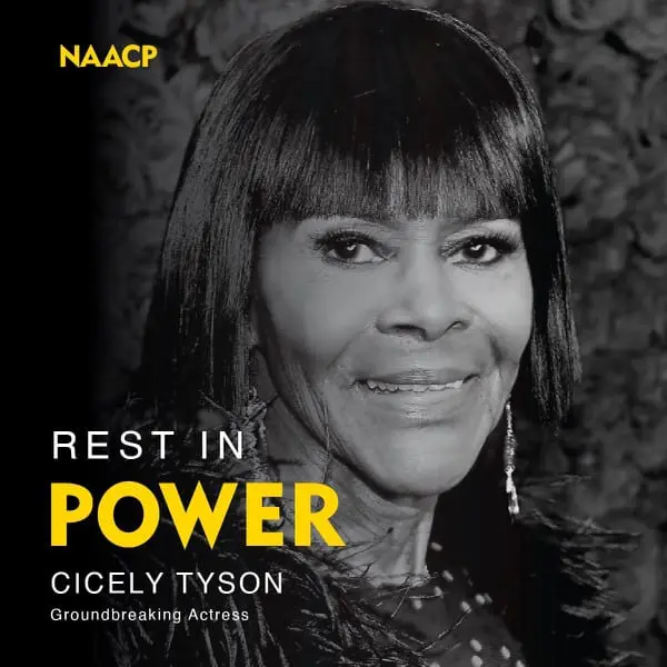 NAACP President and CEO, Derrick Johnson, Releases Statement on The Passing of Cicely Tyson